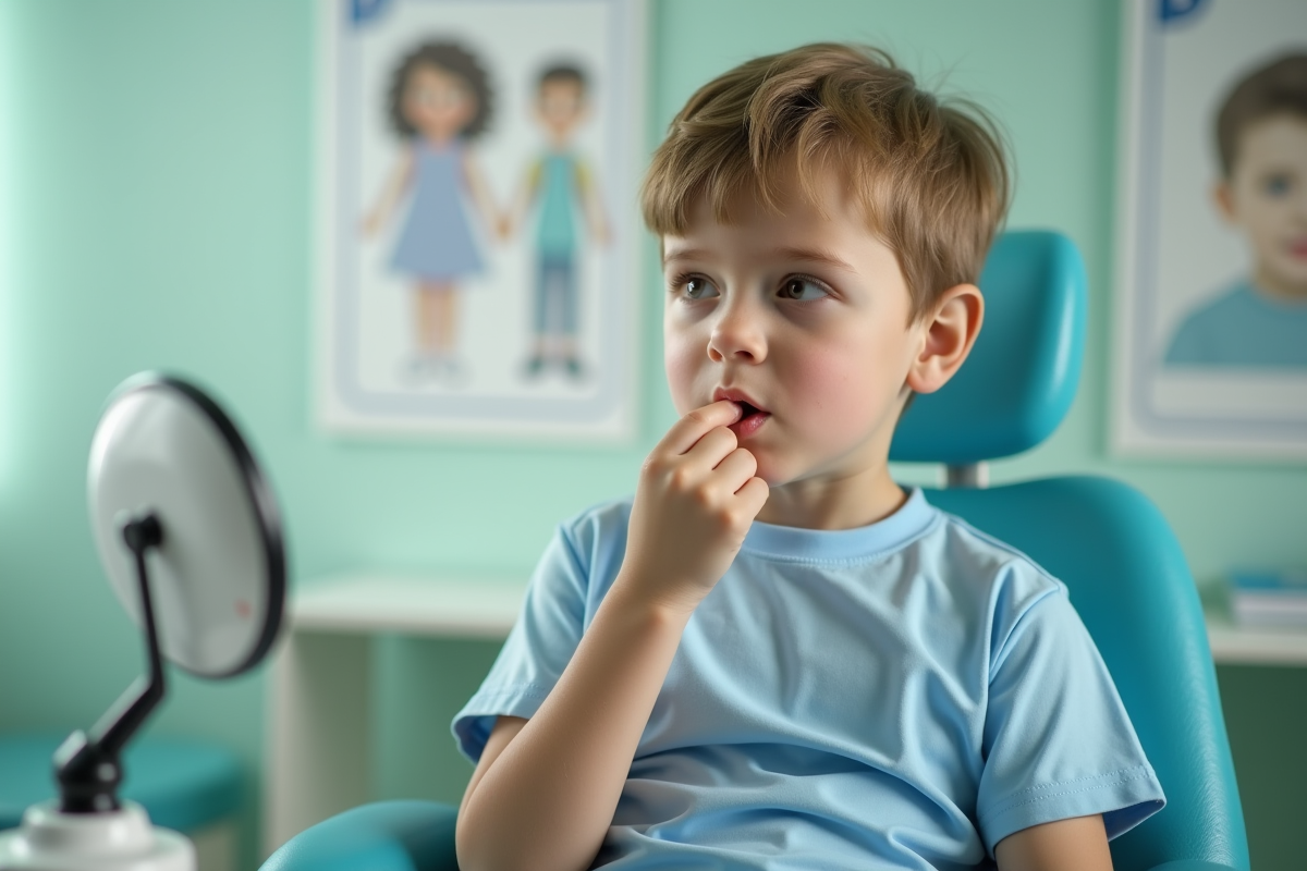 Jeune garçon lors d