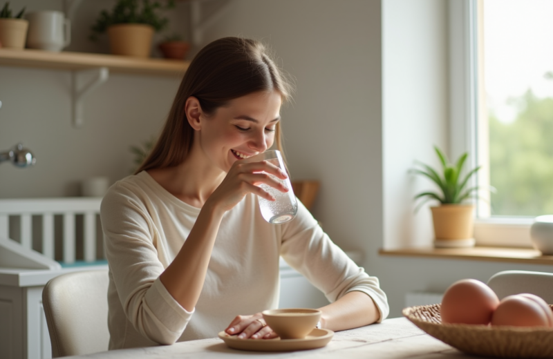 Boire de l’eau pour perdre du poids après l’accouchement : est-ce vraiment efficace ?
