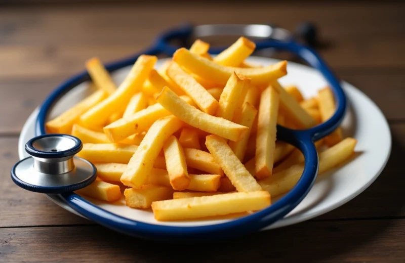 Calories dans les frites : impact sur la santé cardiovasculaire